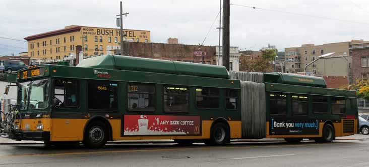 King County New Flyer DE60LF 6845